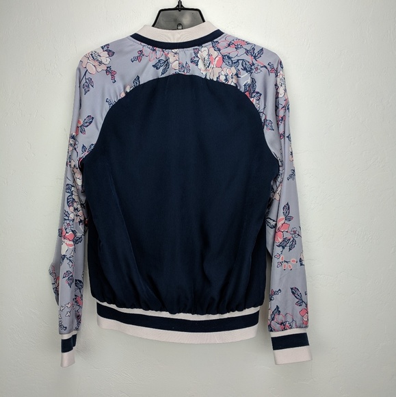 Xhilaration floral zip up jacket - Picture 3 of 8